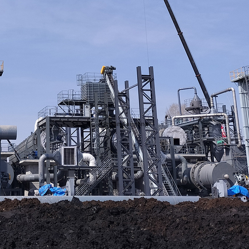 Oil sludge pyrolysis machine