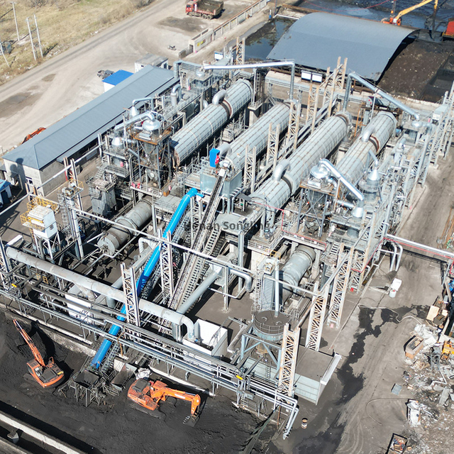 Oil sludge pyrolysis machine